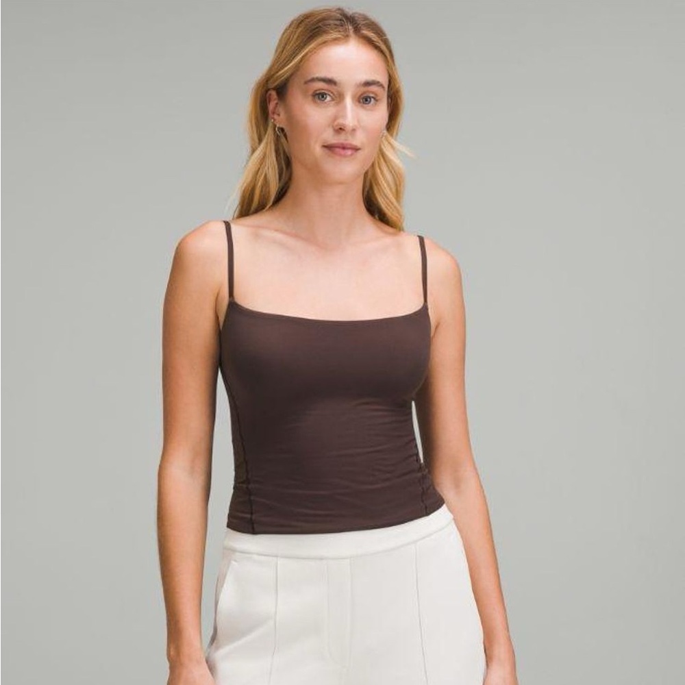 Brown Lululemon Nulu Wundermost Cami
